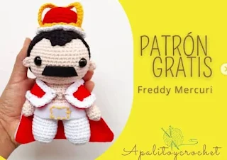 PATRON GRATIS FREDDY MERCURI AMIGURUMI 59189