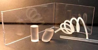 Polycarbonate, a type of polymer glass