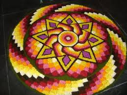 Beautiful Flower Rangoli