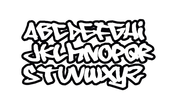 Graffiti alphabet styles, graffiti fonts, letters