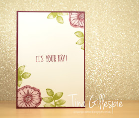 scissorspapercard, Stampin' Up!, Oh So Eclectic, Eclectic Layers, Happy Birthday Gorgeous, Colour Theory DSP, Layered Leaves