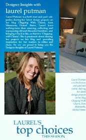 Chipping with Charm: Laurel Putman, Designers Insights...http://www.chippingwithcharm.blogspot.com/