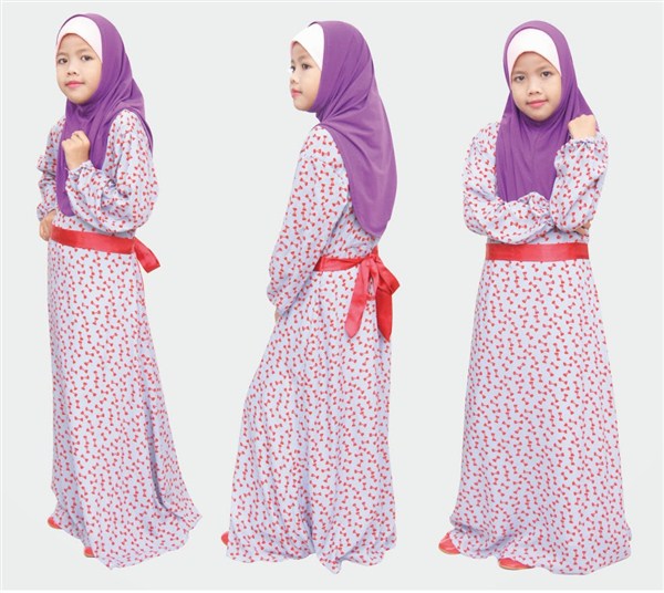 21 Model  Baju  Muslim Anak  Perempuan Terbaru  2019  Modis 