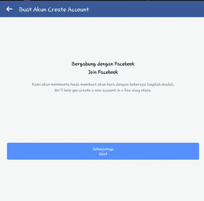 Cara daftar akun facebook baru, buat akun facebook lewat hp