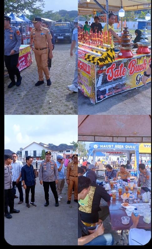 Unsur Tripika Lawang kidul menyambangi Carnival UMKM dan ekonomi kreatif 2024