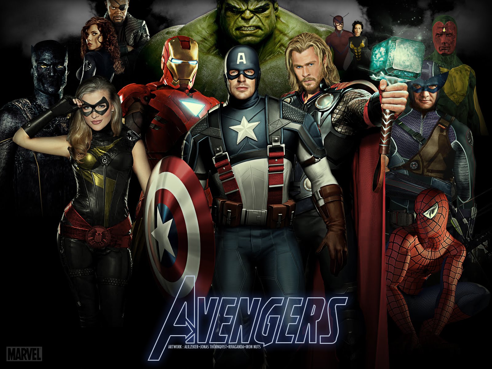 https://blogger.googleusercontent.com/img/b/R29vZ2xl/AVvXsEig5vJLlbFPJ0qZK89uAbBkWrUKbB6uyGSIQACjNbHauL3crtW0UnAhxMbCySJZwtYqEGTXZjy3QqvjGPjLjqlmL1n1Sr6GBMvCDvRLyrVFikIK16fPJabn2uUZBws-MvDJ6O2tZG3n59E/s1600/1301228683-Avengers-Wallpaper-v2-by-ALilZeker-Featuring-Marvels-Captain-America-Thor-Iron-Man-Spider-Man-Black-Widow-Nick-Fury-More.jpg