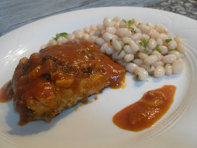 Bacalao con costra y alubias de Santa Pau