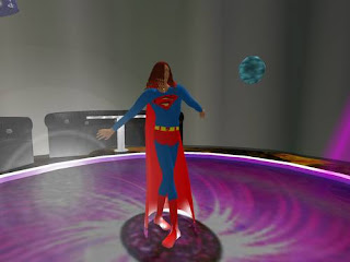 second life - superman dancing in night club