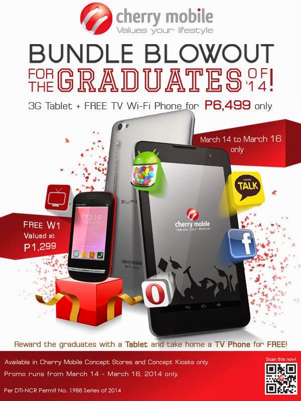 Cherry Mobile Bundle Blow-out for Graduates of 2014