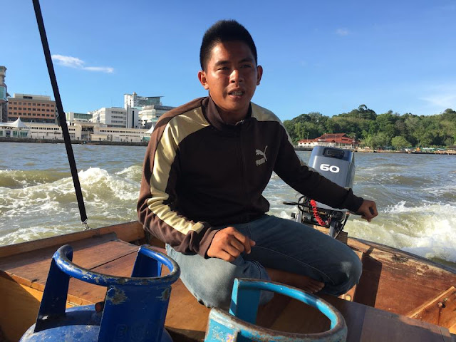 The water taxi in Bandar Seri Begawan (BSB), Brunei