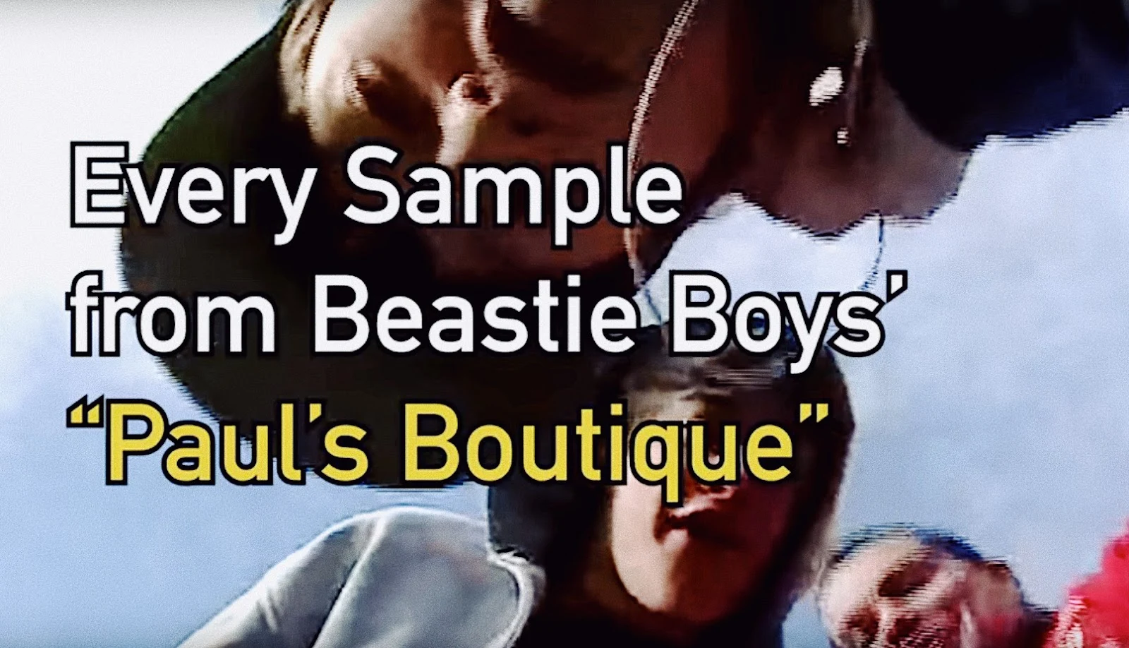 Every sample from the Beastie Boys 'Paul's Boutique' | Alle Sample des Albums in einem Video gezeigt 