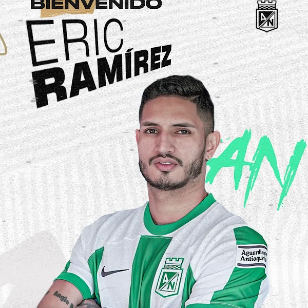 Oficial: Atético Nacional, firma cedido Eric Ramírez
