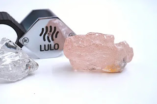 A rare 170 carat pink diamond recently discovered in Angola