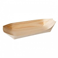  Eco Wooden Serving Boats