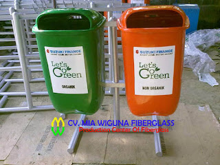 tong sampah organik dan anorganik