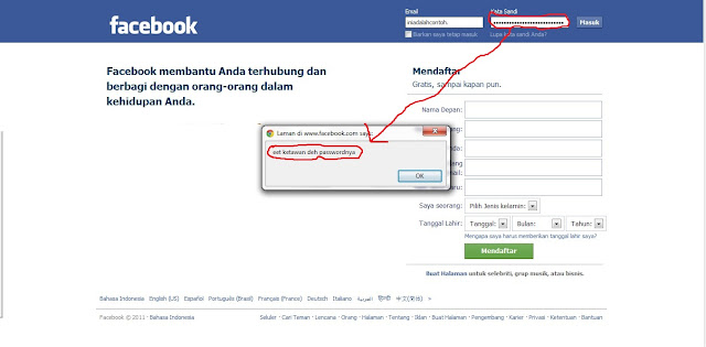 Cara Mudah Mengetahui Password Facebook Teman Anda