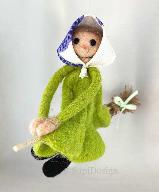 old tradition Finland Easter felted decoration SapiDesign