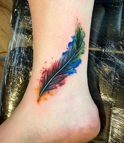 feather tattoos meaning