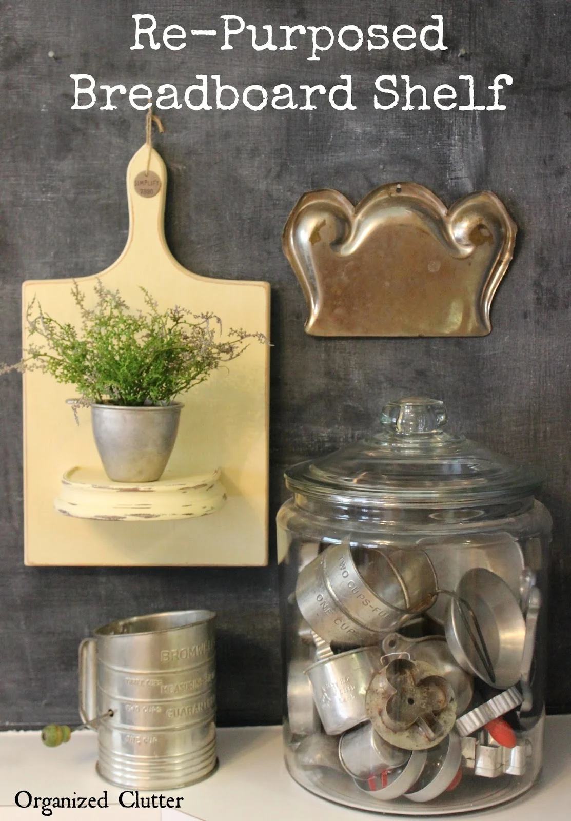 Thrift Shop Makeover - Farmhouse Style Decor www.organizedclutterqueen.blogspot.com