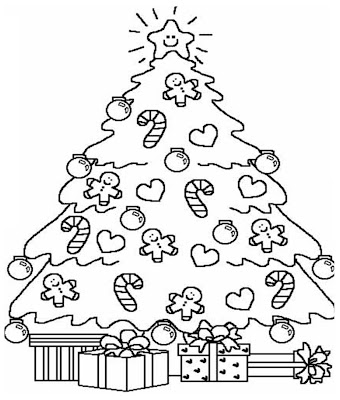 desenho natal para colorir