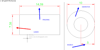 Cara Membuat Lingkaran Dan Persegi Di Autocad