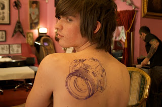 Camera Tattoo Outline