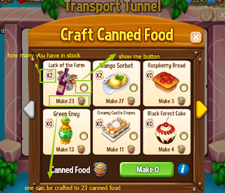 How to transfer Canned Food in Royal Story