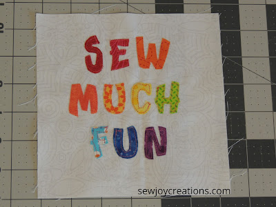 Sew Much Fun Tour block 1