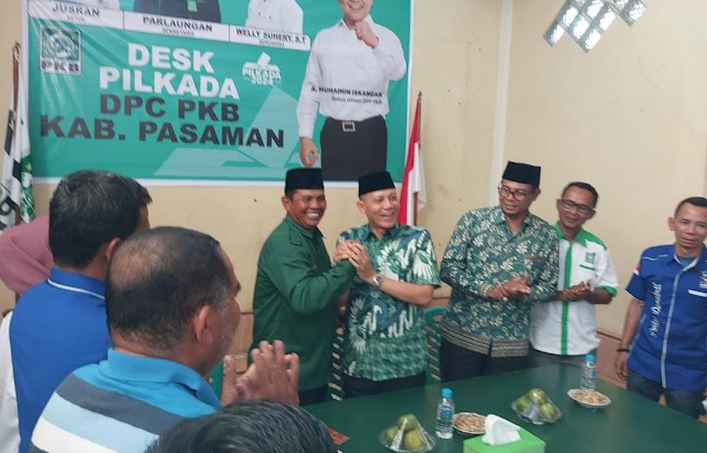 Giliran DPC PKB Pasaman Disambangi Sabar AS untuk Mendaftar Menjadi Bacabup