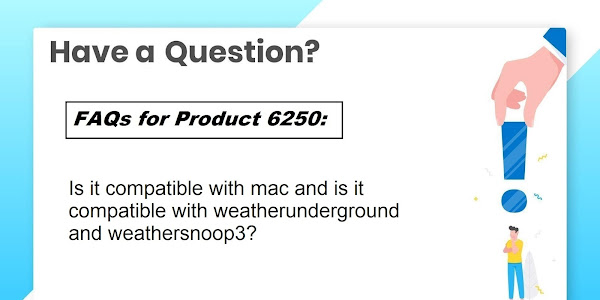 FAQ for 6250 : Is it compatible with mac and is it compatible with weatherunderground and weathersnoop3?
