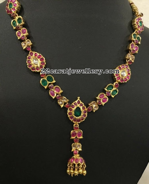  carat gilt leafy blueprint clasps together with blossom motifs combination pretty necklace amongst large j Simple Necklace amongst Kundan Jhumkas