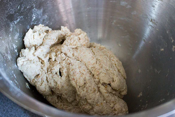 Bread dough in a bowl