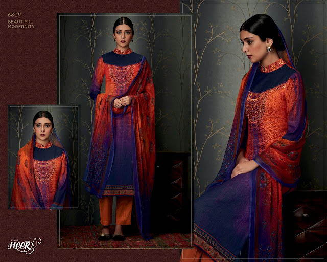 Buy Online Pashmina Salwar Suit Collection Heer Vol-19