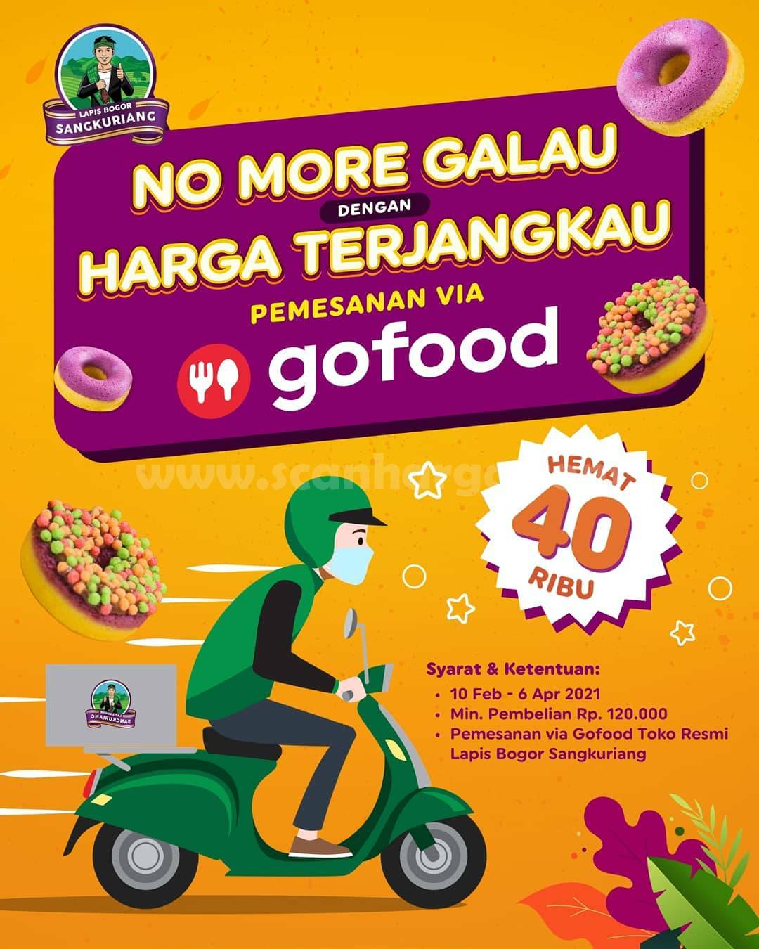 Lapis Bogor Sangkuriang Promo GOFOOD! Hemat Hingga Rp 40.000