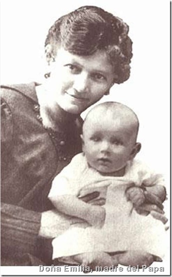 Papa Juan Pablo II(su madre y él)