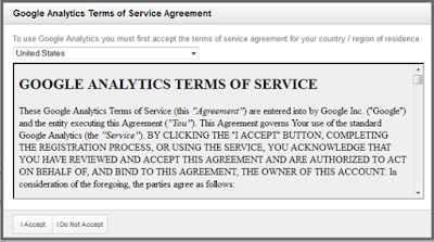 google analytics terms and services