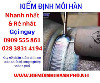 Báo giá kiểm định mối hàn