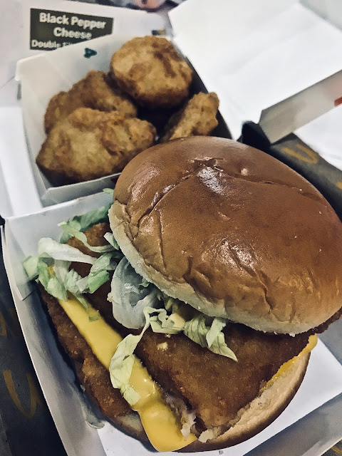 Black Pepper Cheese Filet-O- Fish from McD