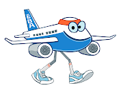 Walking Airplane. Tshirt design for friend at Boeing (airplanelegs small)