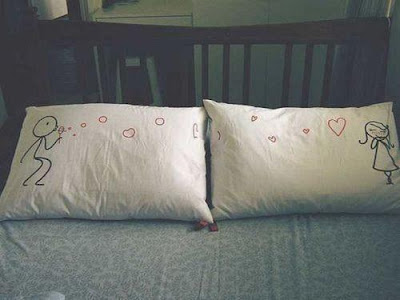 Pillow cover design for couples