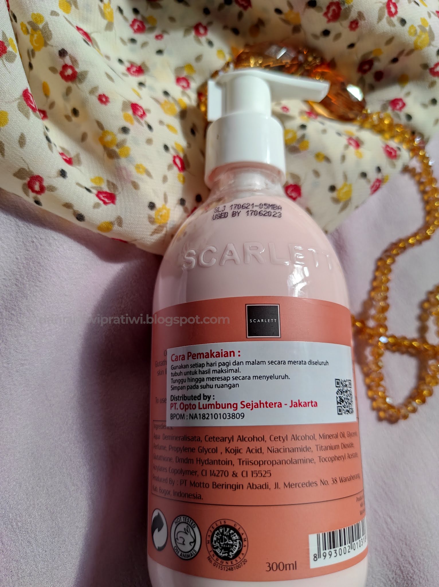 REVIEW SCARLETT FRAGRANCE WHITENING BODY LOTION JOLLY-2