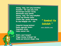 Lirik Lagu Anak Anak - Kembali Ke Sekolah