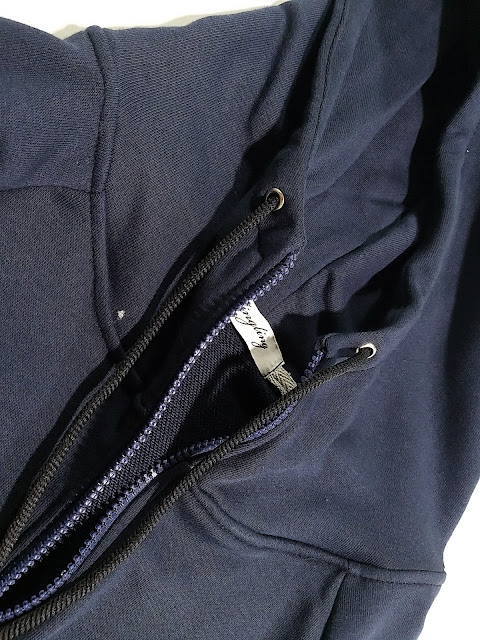 Áo khoác nữ tay rấp lăng, nón bự chống nắng. Vải da cá Xanh đen, Size M, L, XL