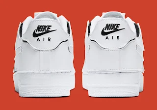 nike air force 1/1 sneakers back heel