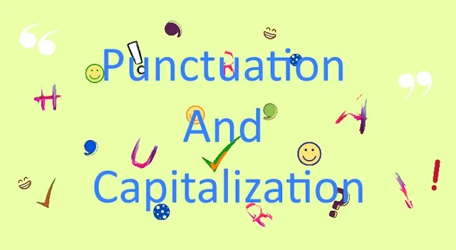 Punctuation And Capitalization
