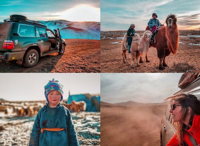 Laury Thilleman en Mongolie