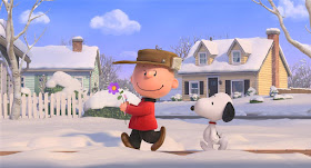 Charlie Brown and Snoopy go to meet the Little Red-Haired Girl in "The Peanuts Movie."