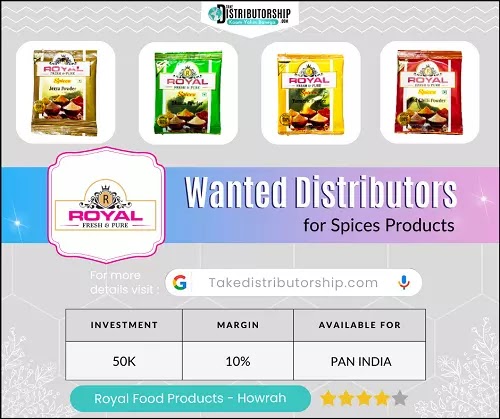 Wanted Distributors for Spices Products