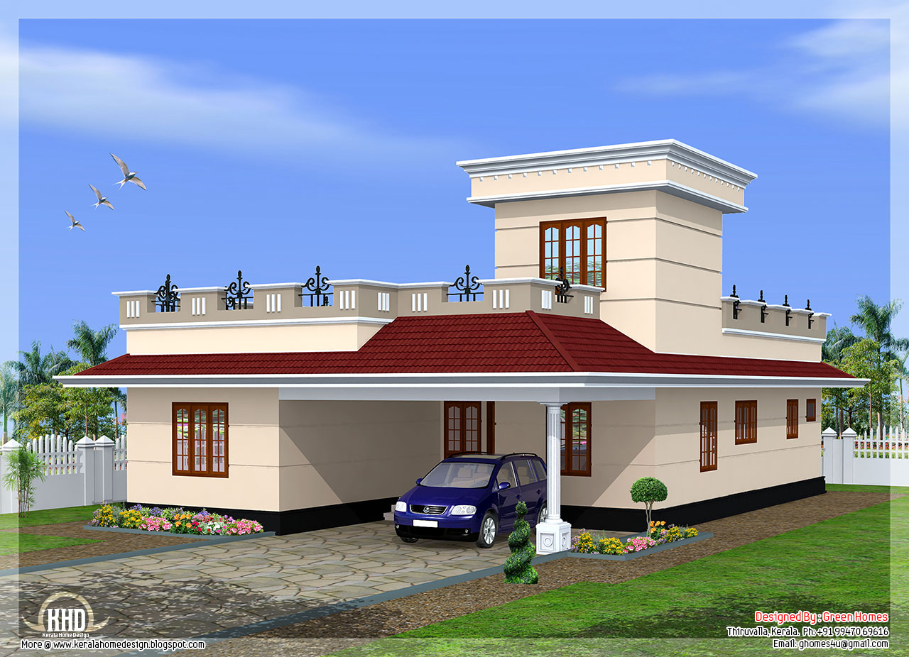 November 2012 - Kerala home design and floor plans - Budget single floor house
