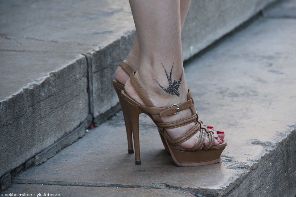 Chanel dove tattoo photostockholmstreetstyle Posted by Fashionize Me